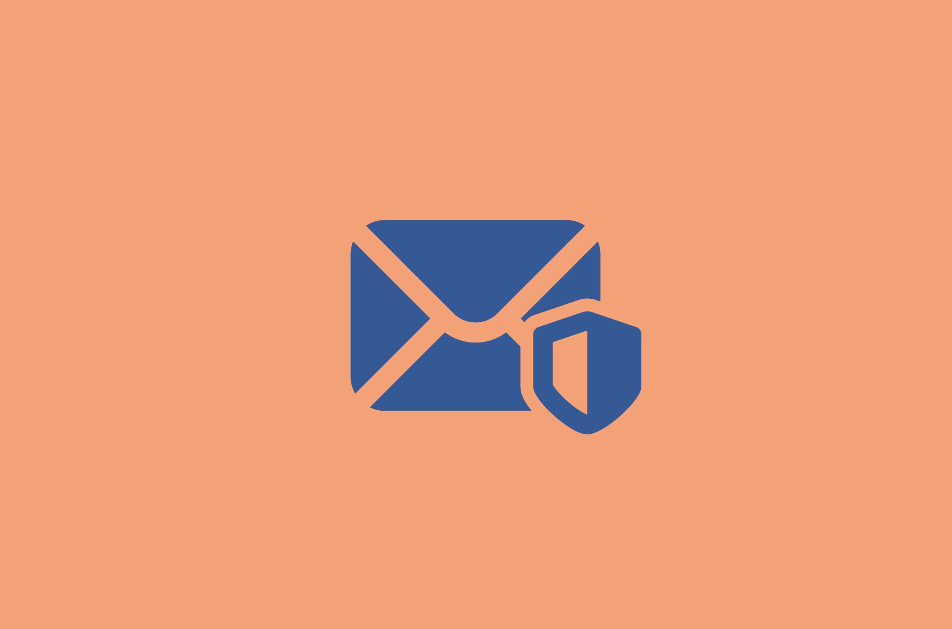 Envelope protected by a shield.