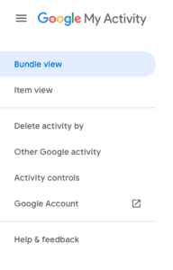 Wählen Sie “Aktivitäten löschen nach” aus
