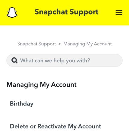 How to delete your Snapchat account permanently