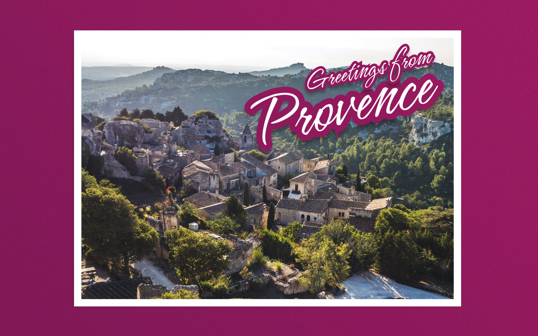 French Postcards Detail Provence