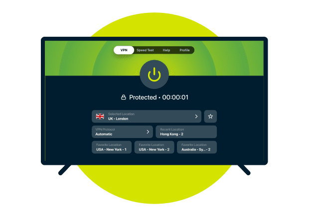 Sign in to ExpressVPN Log in to your Apple TV VPN app with your ExpressVPN credentials. Connect to a server in your desired location and get stra...