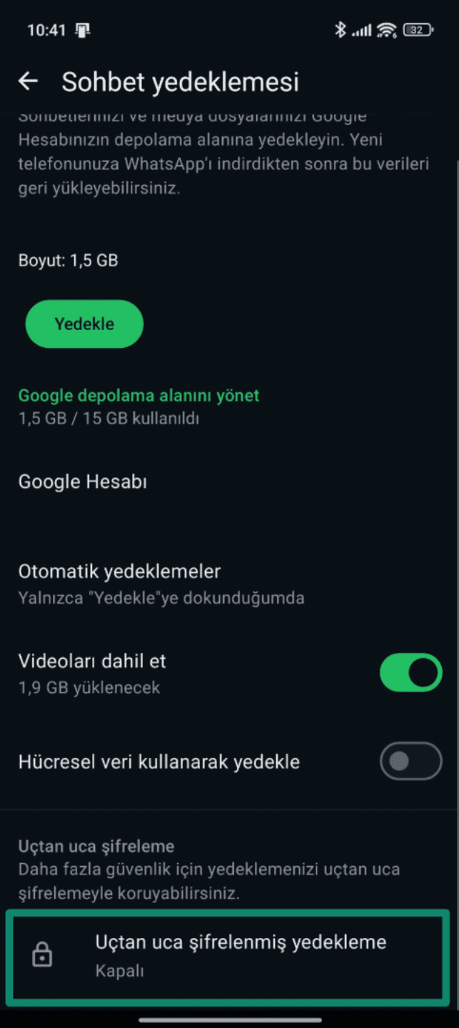 Click Turn Off Tr