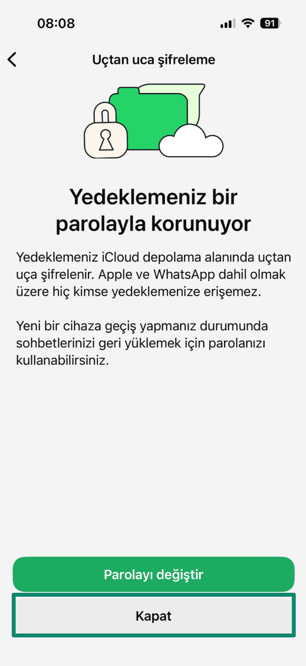 Select Turn Off Tr
