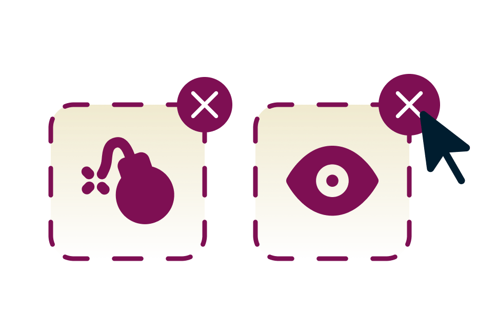 Threat Manager -ominaisuuden kuvitus