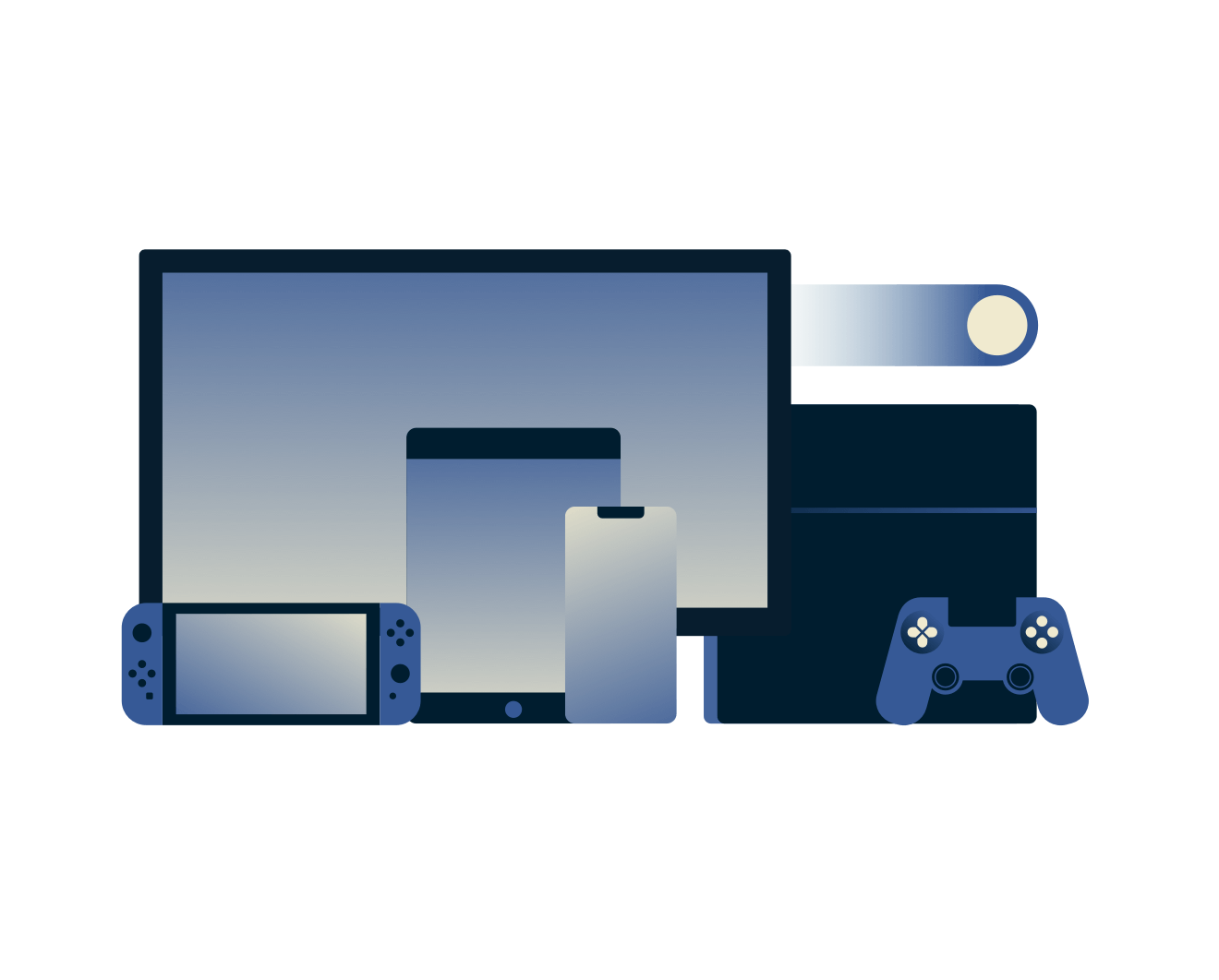 Dispositivos para el juego.