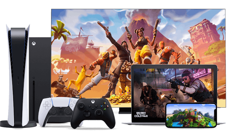 Diverse console de jocuri și dispozitive.