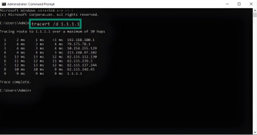 Include optional switches to control how traceroute works.