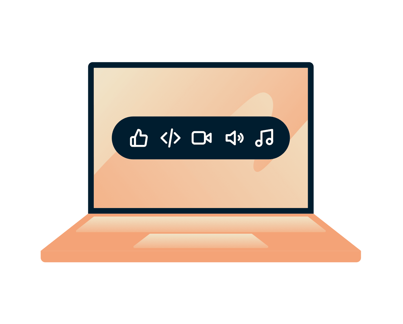 Thoải mái tận hưởng nội dung yêu thích: phát trực tuyến chương trình TV và nhạc trên laptop.