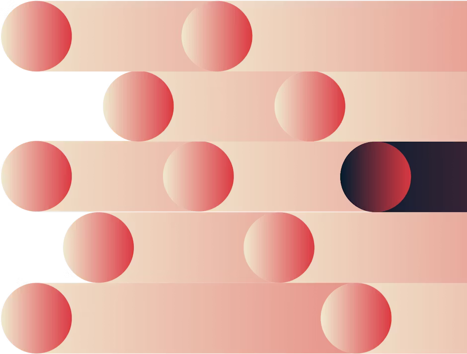 1つのドットが他のドットよりも遅い。