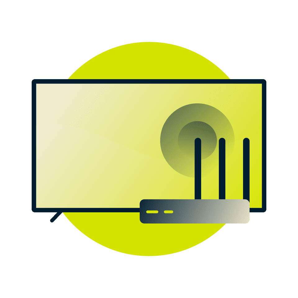 Csatlakoztasd a smart TV-t egy VPN-kompatibilis routerhez.