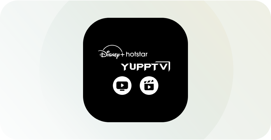 Ινδικά λογότυπα υπηρεσιών ροής