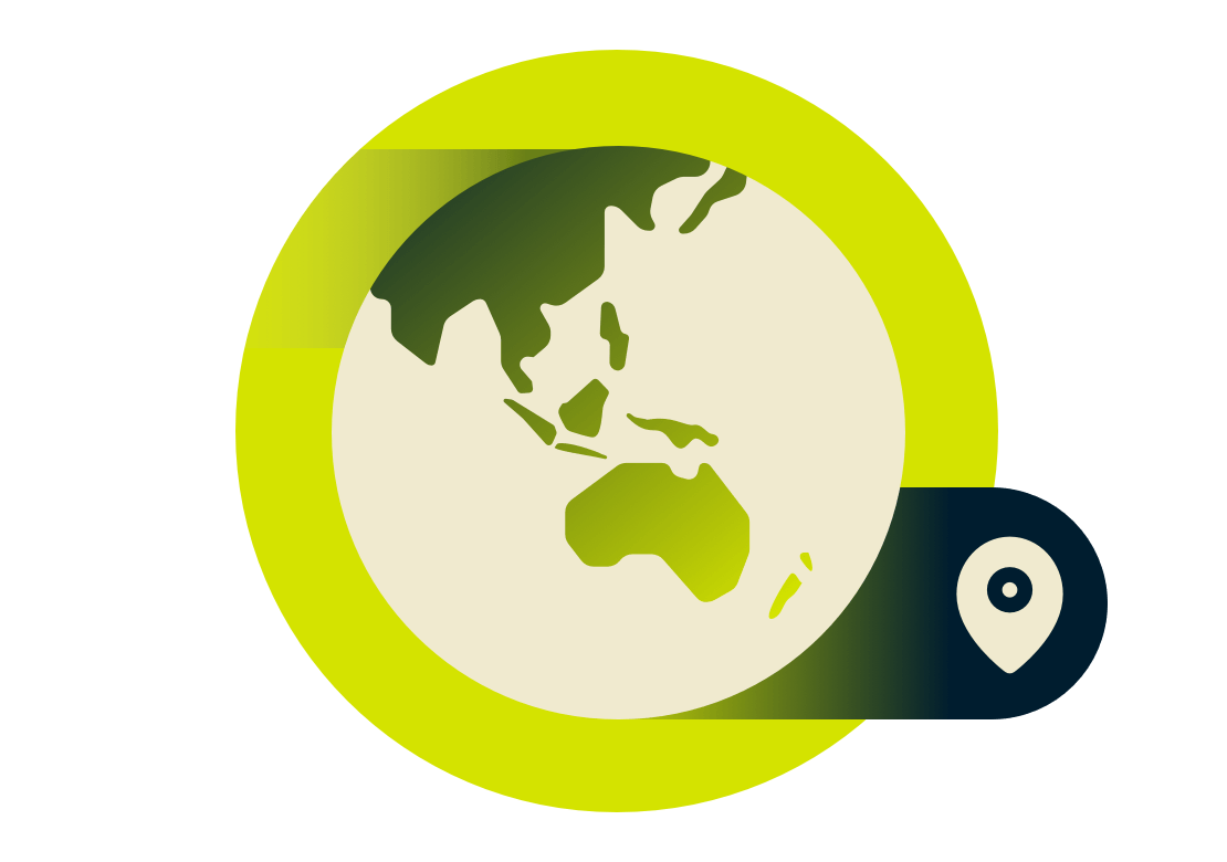 世界のサーバーロケーション。