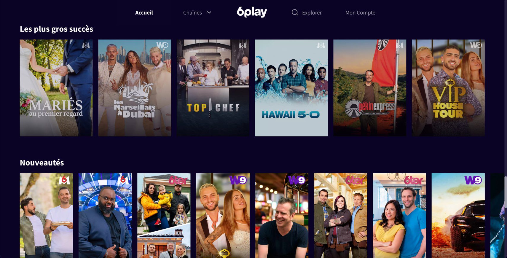 6play Frankreich Streaming Screenshot